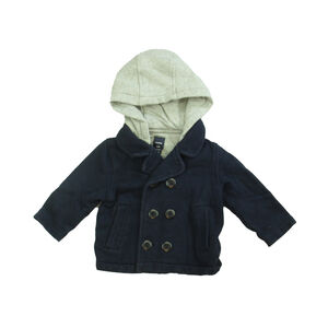 Gap Unisex Blue | Grey Jacket size: 6-12 Months